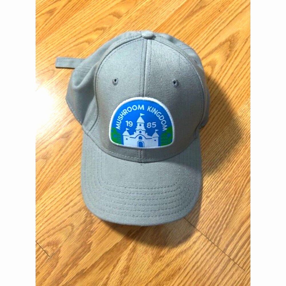 Super Mario bros cap - Mushroom Kingdom gray - baseball hat